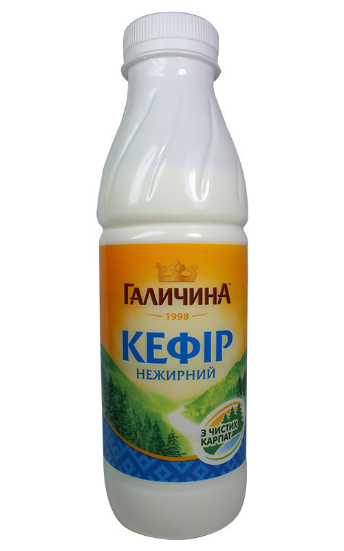 Кефір ГАЛИЧИНА 0,05%, 420г, пляшка пластикова